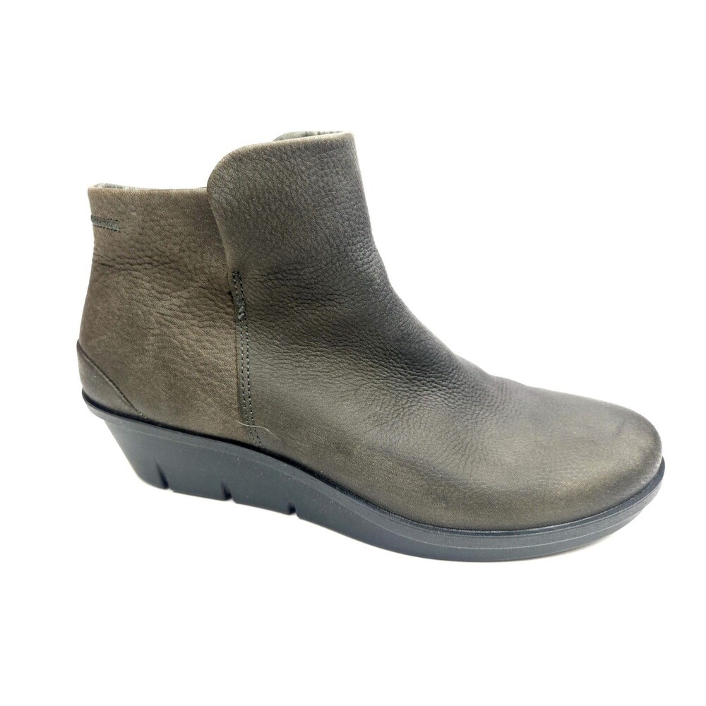 Ecco Womens Skyler Boot Size 7 Waterproof Chelsea Bootie Low Wedge Heel Shoe